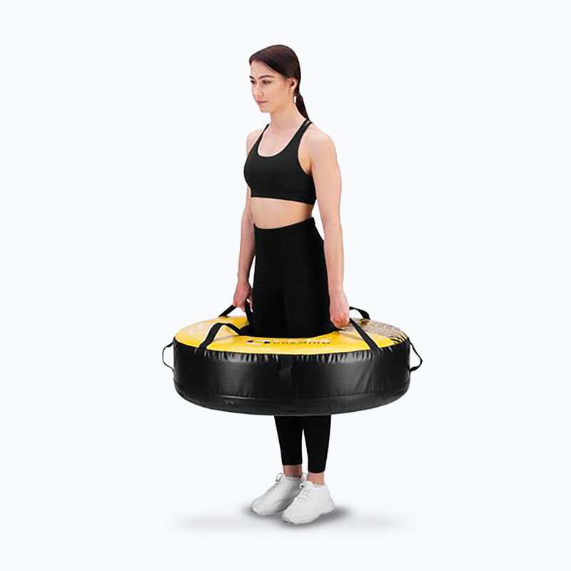 Edző gumiabroncs HMS PYT01 Premium 40 kg fekete/sárga 7