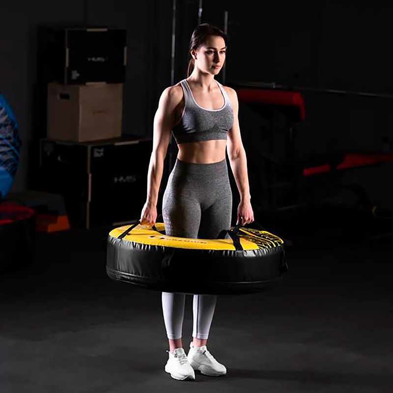 Edző gumiabroncs HMS PYT01 Premium 40 kg fekete/sárga 9