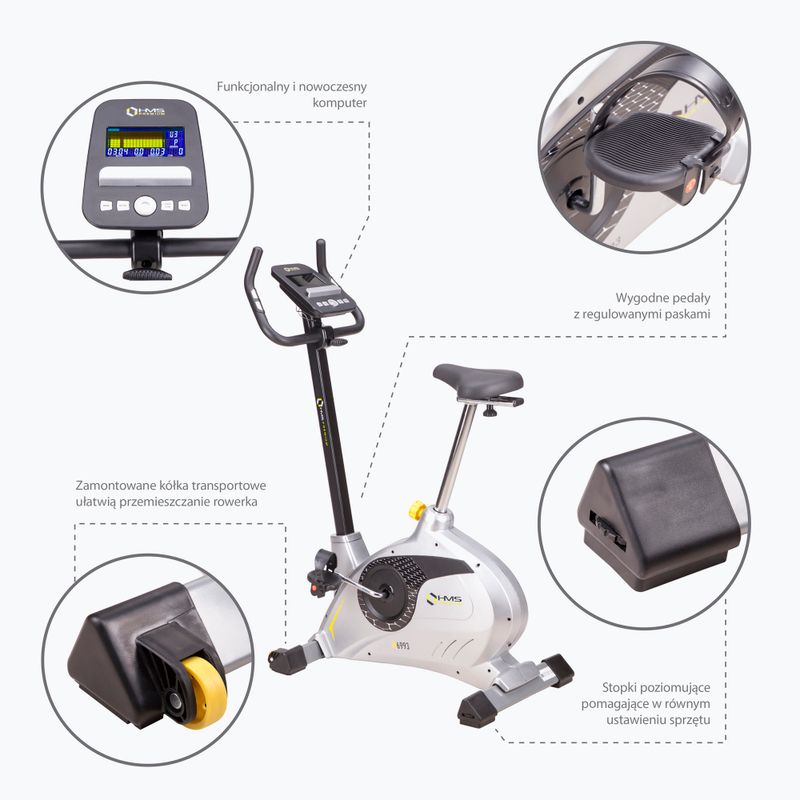 Álló kerékpár HMS Premium M6993 17-01-040 5