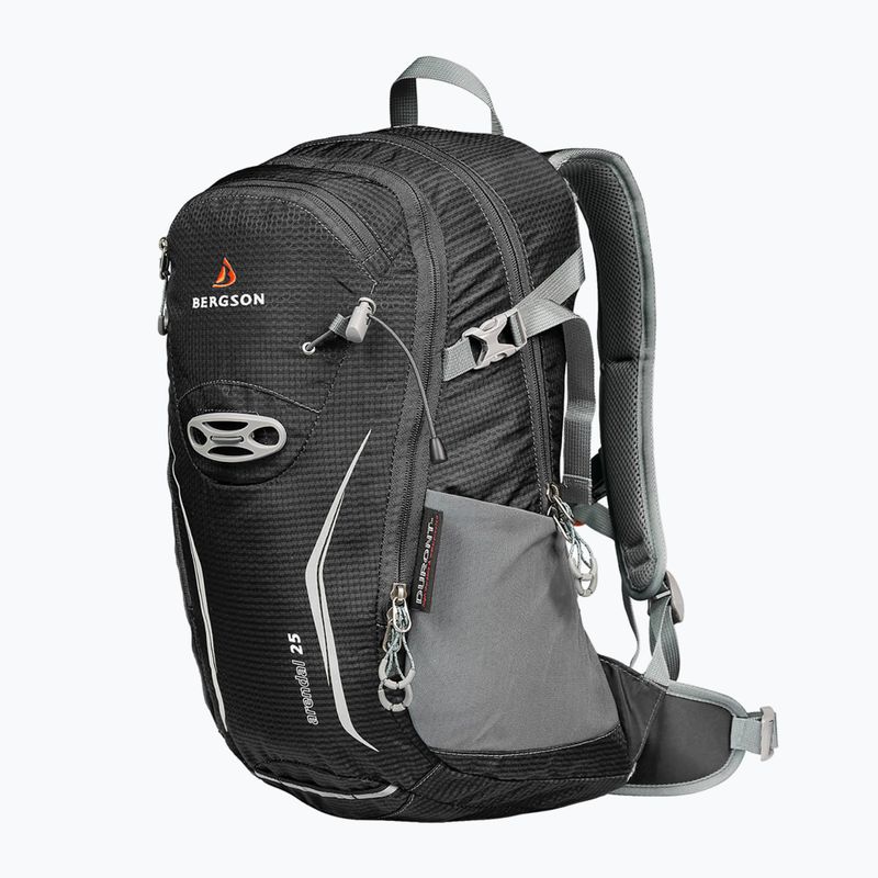 Hátizsák BERGSON Arendal 25 l black/grey 2