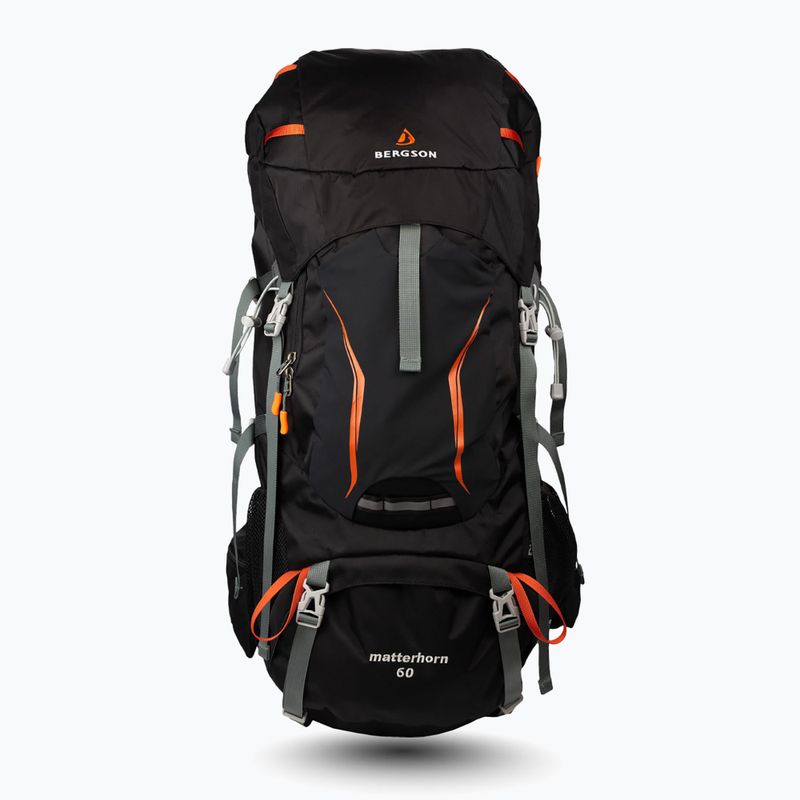 Trekking hátizsák BERGSON Matterhorn 60 l black