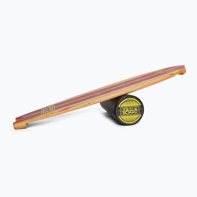 Trickboard Fish Mermaid piros-barna egyensúlyozó tábla görgővel TB-17360 2