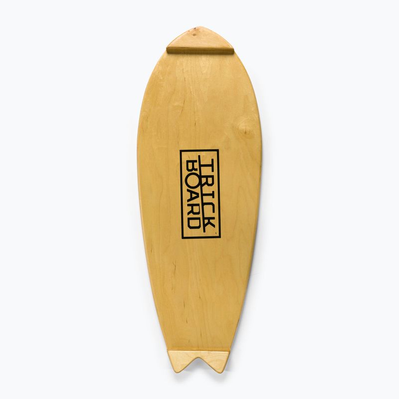 Trickboard Fish Mermaid piros-barna egyensúlyozó tábla görgővel TB-17360 4