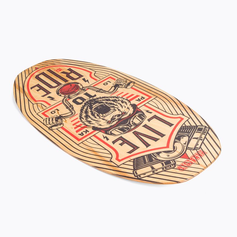 Skimboard PAKALOLO Ride L/XL fekete és bézs PK-17827