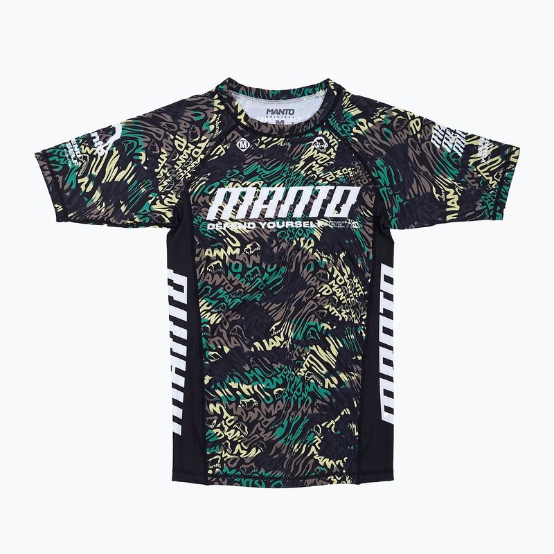 MANTO Distort férfi rashguard póló fekete MNR509 2