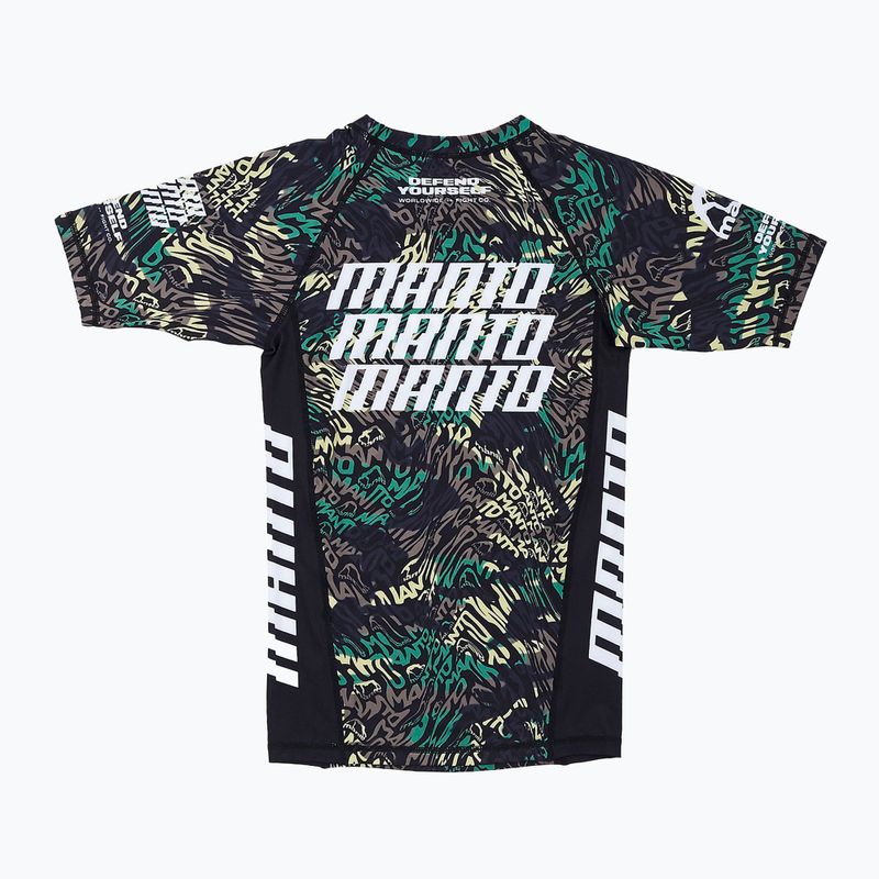 MANTO Distort férfi rashguard póló fekete MNR509 3