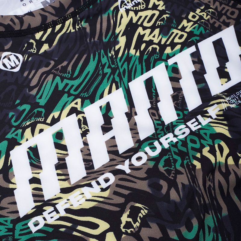 MANTO Distort férfi rashguard póló fekete MNR509 4