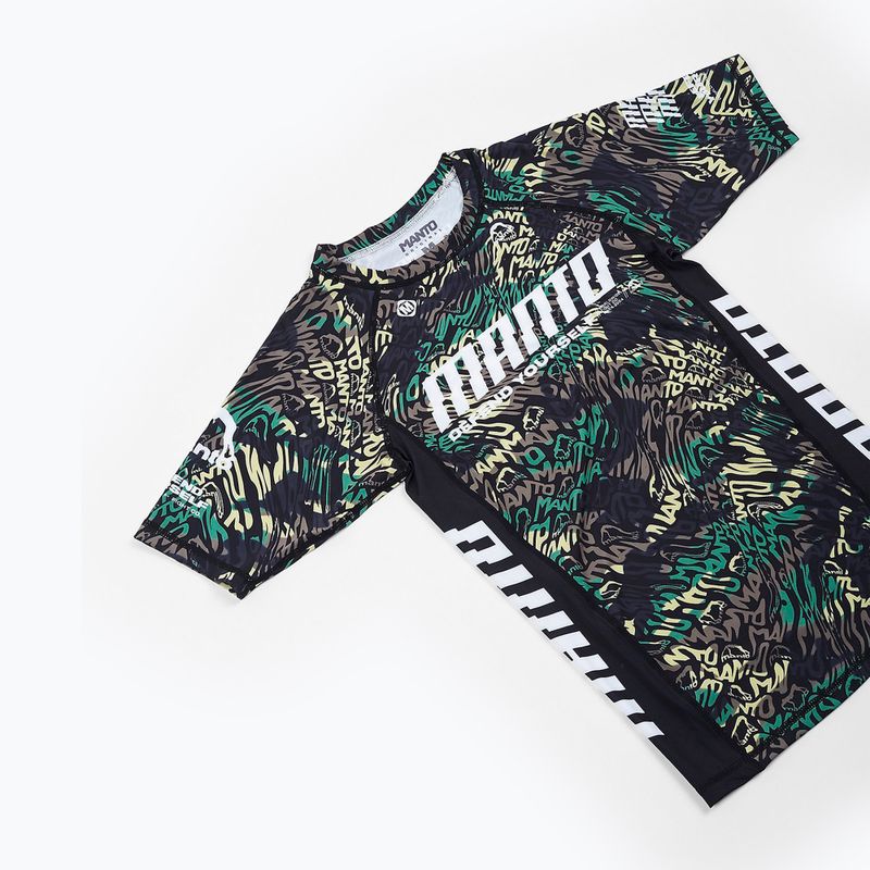 MANTO Distort férfi rashguard póló fekete MNR509 5