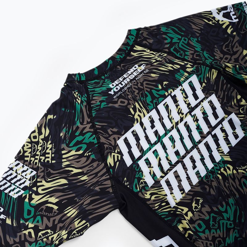 MANTO Distort férfi rashguard póló fekete MNR509 6
