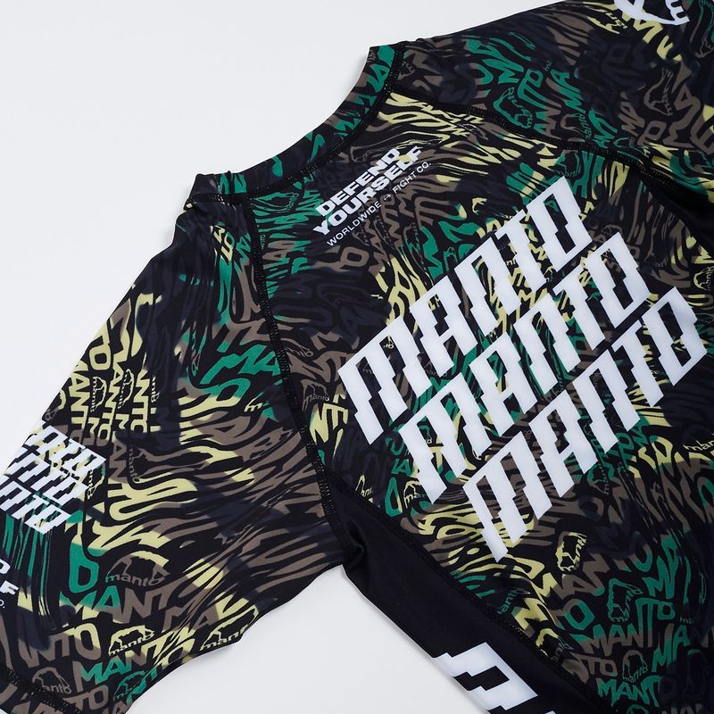 MANTO Distort férfi rashguard póló fekete MNR509 7