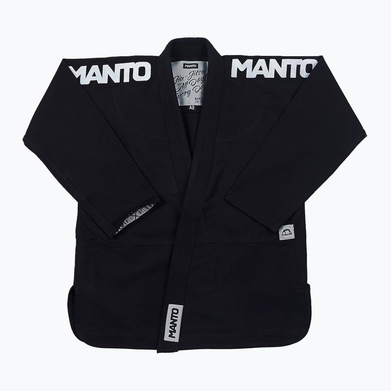 Brazilian Jiu-Jitsu GI férfi MANTO X4 fekete MNG978_BLK_A1 2