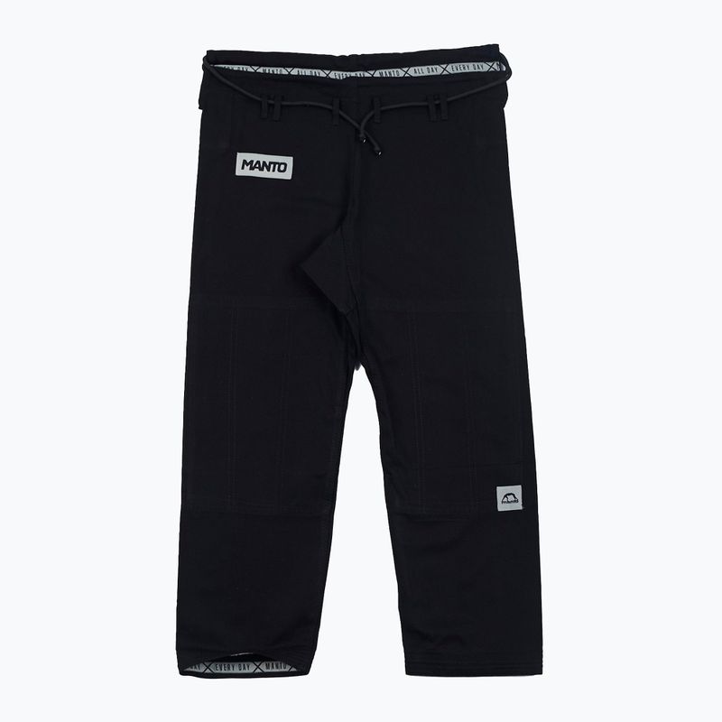 Brazilian Jiu-Jitsu GI férfi MANTO X4 fekete MNG978_BLK_A1 3