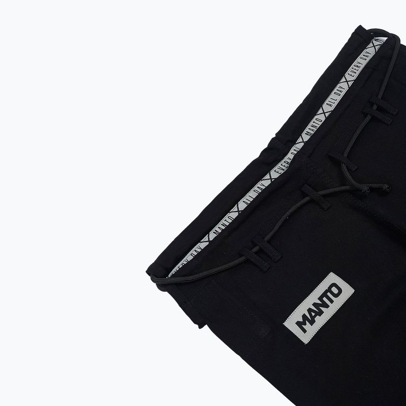 Brazilian Jiu-Jitsu GI férfi MANTO X4 fekete MNG978_BLK_A1 8