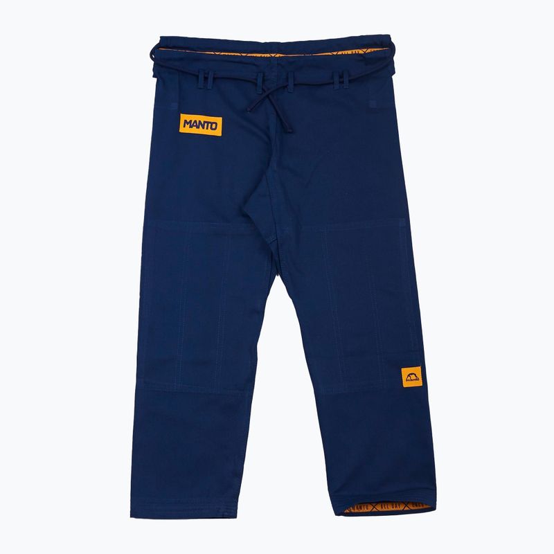Brazilian Jiu-Jitsu GI a MANTO X4 férfiakhoz tengerészkék MNG978_NAV_A1 3
