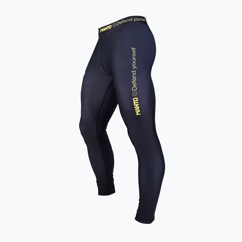 MANTO Alpha fekete férfi edző leggings