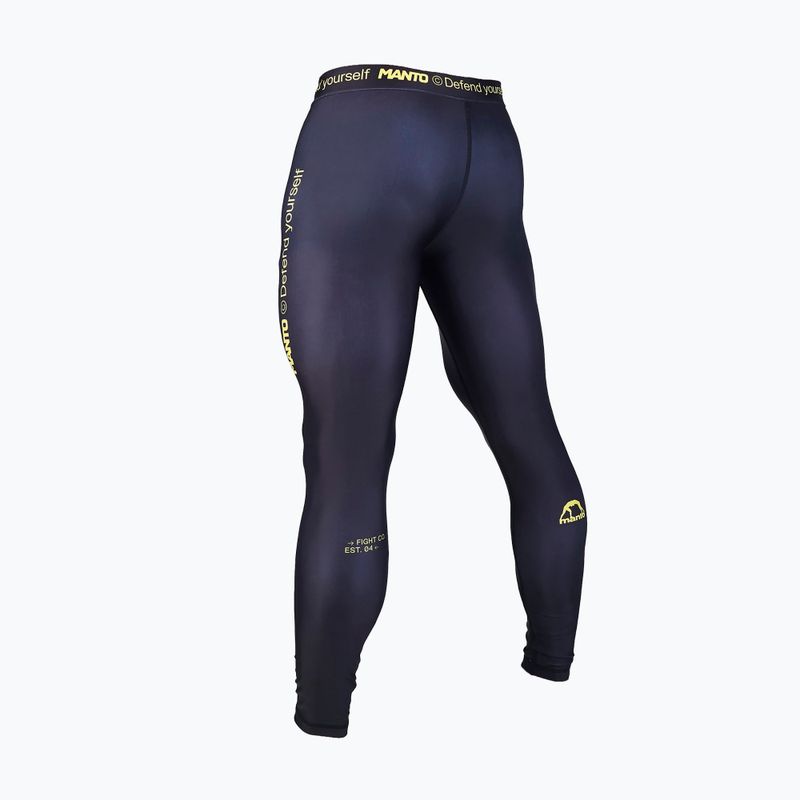 MANTO Alpha fekete férfi edző leggings 2