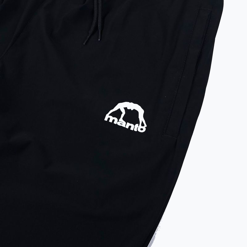 Férfi nadrág Manto Logo Joggers fekete 3