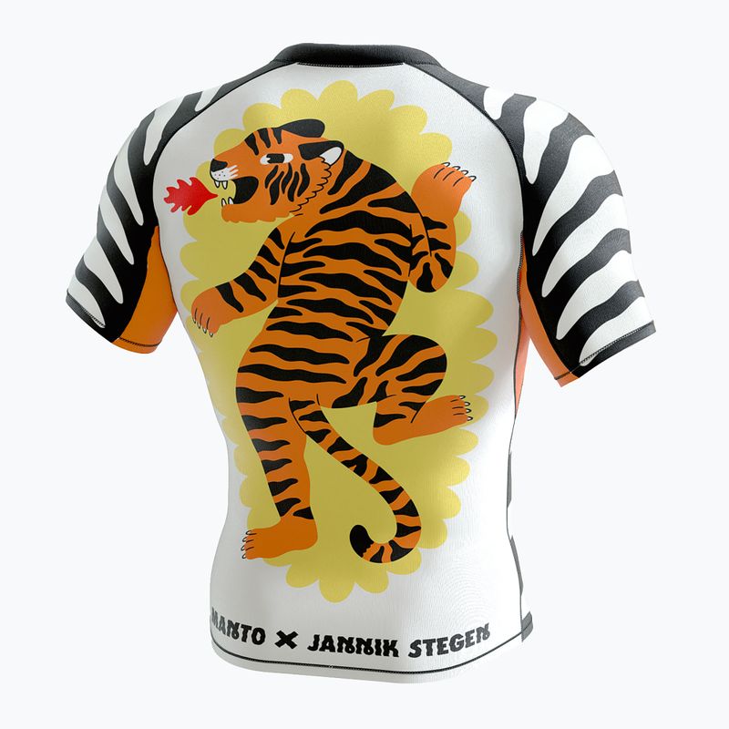 Férfi mellény MANTO Tigre fehér MNR849_WHT_2S 2