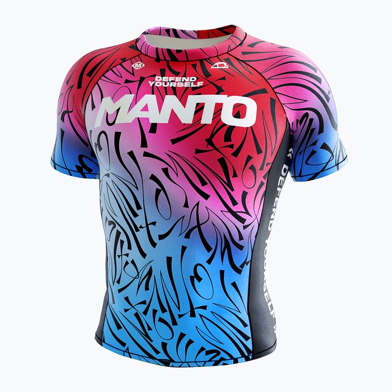 MANTO férfi Rashguard Multi Gradient piros MNR854_BLK_2S