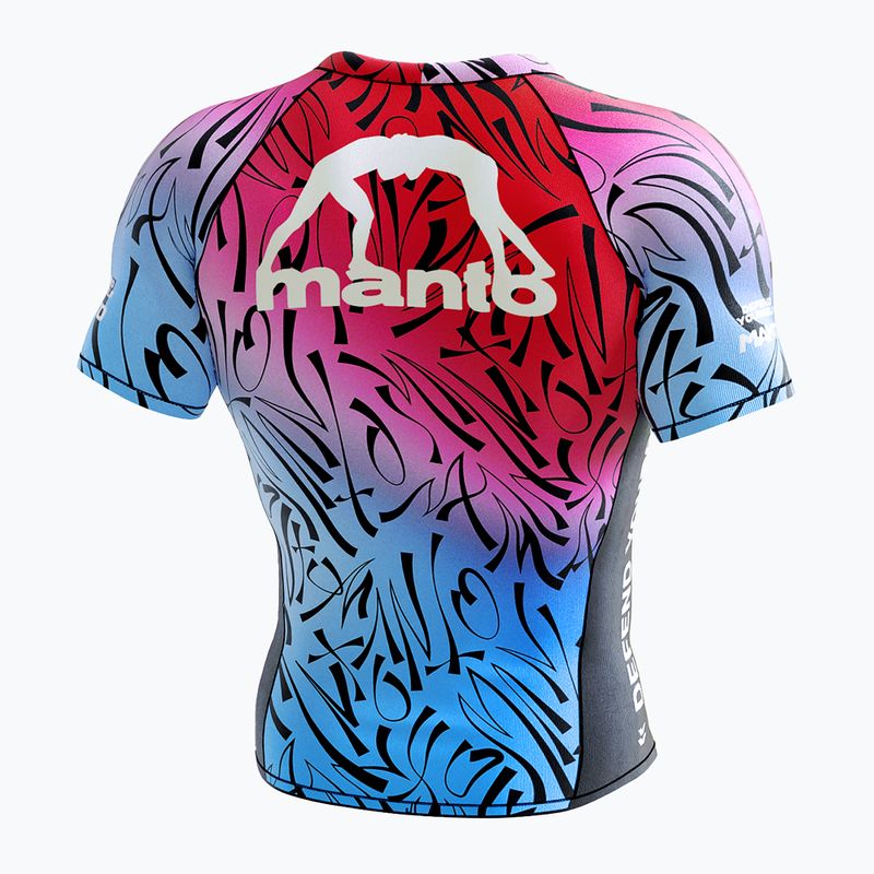 MANTO férfi Rashguard Multi Gradient piros MNR854_BLK_2S 2