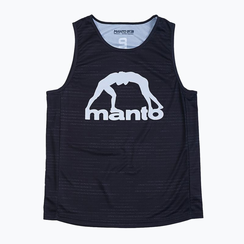 Férfi tank top Manto Overload fekete MNT036