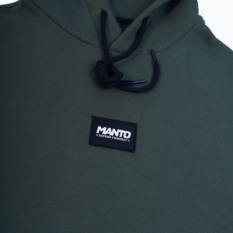 Férfi MANTO Label Oversize khaki melegítőfelső 6
