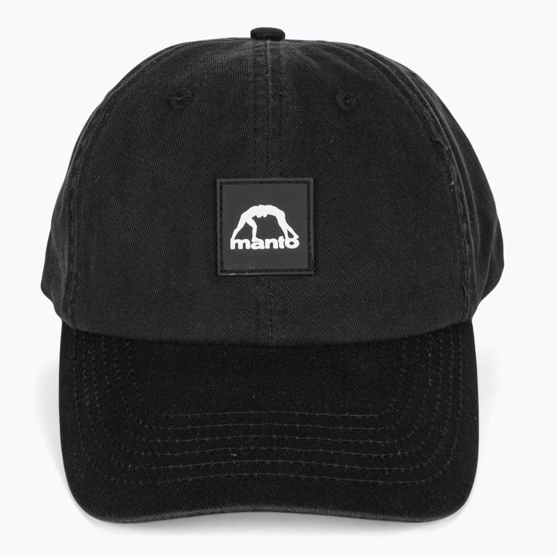 MANTO Label 23 Dad Cap fekete 4