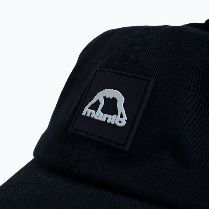 MANTO Label 23 Dad Cap fekete 7