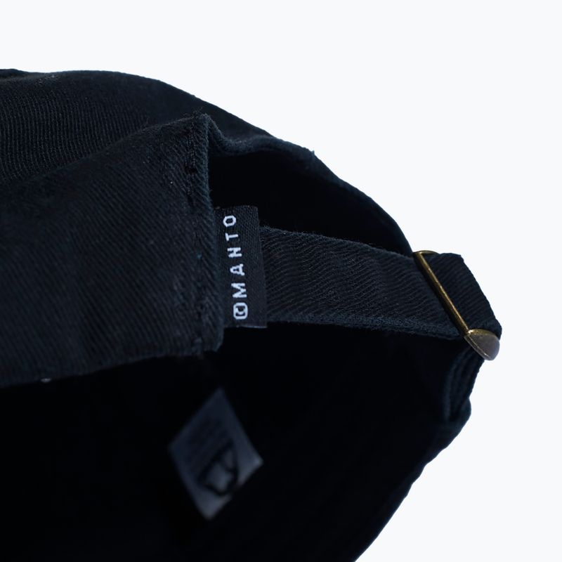MANTO Label 23 Dad Cap fekete 8