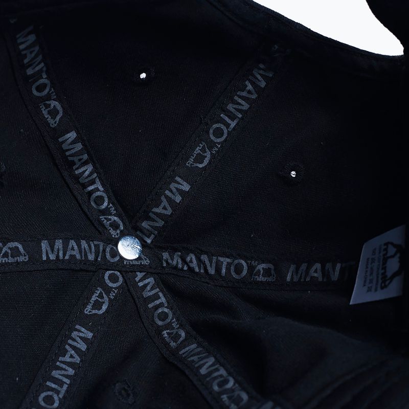 MANTO Label 23 Dad Cap fekete 9