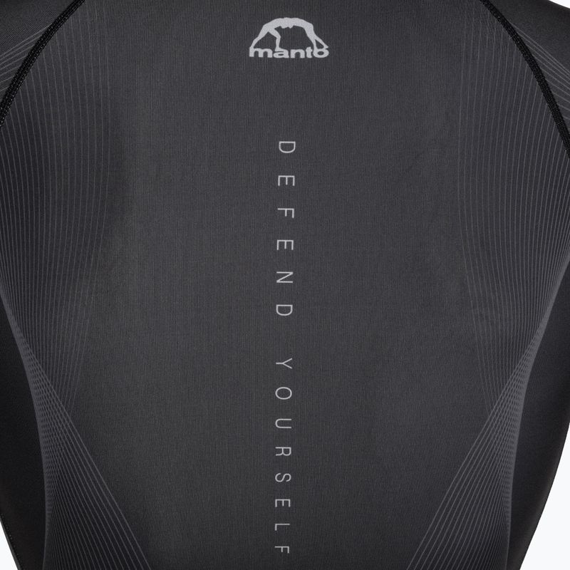 MANTO FLOW férfi hosszú ujjú Rashguard fekete 4