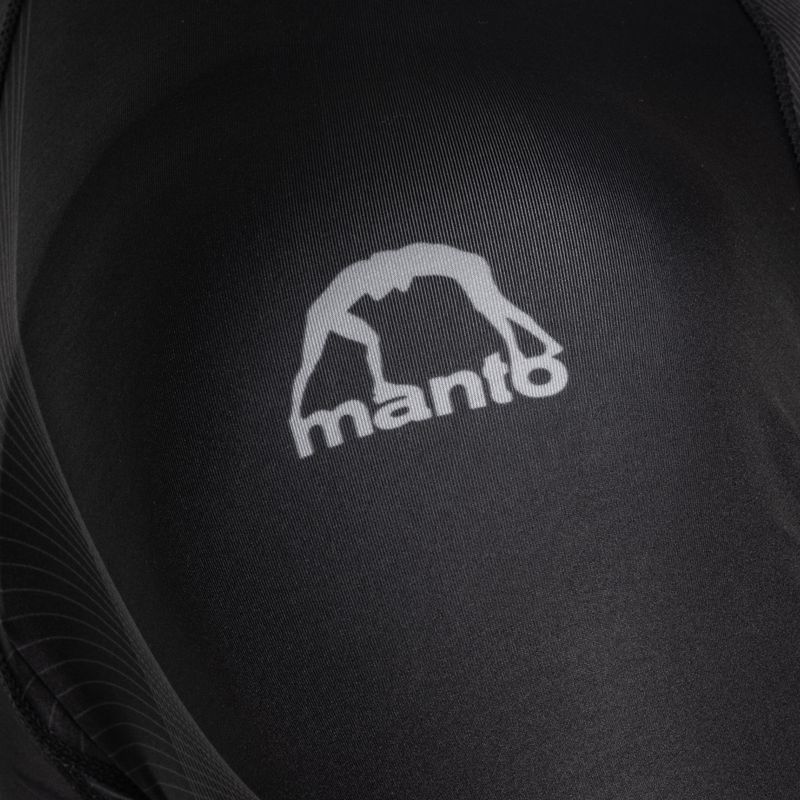 MANTO FLOW férfi hosszú ujjú Rashguard fekete 5