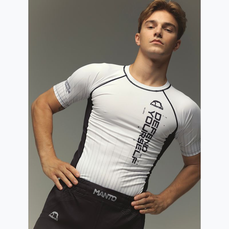 Férfi Rashguard MANTO Ranked white 7