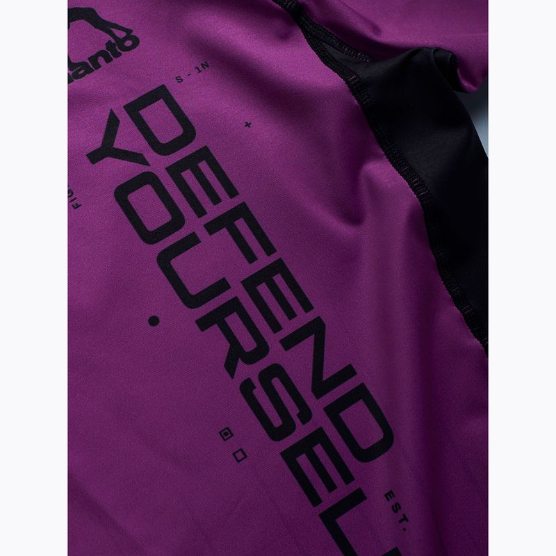 Férfi Rashguard MANTO Ranked purple 3