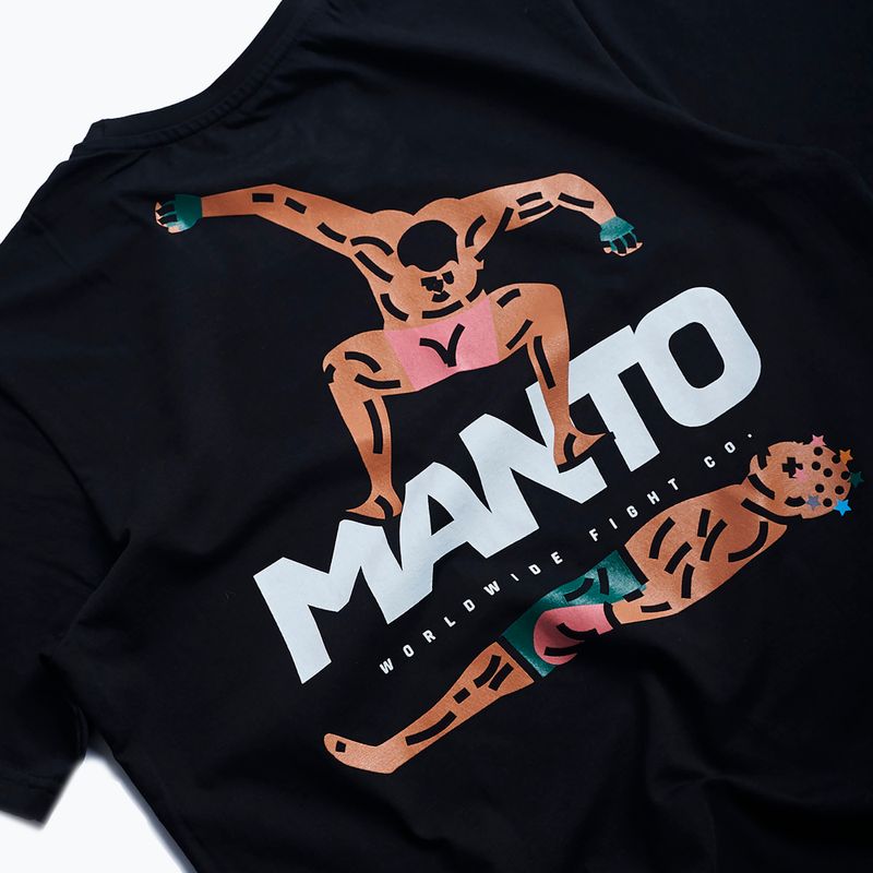 MANTO férfi póló Stomp fekete 4