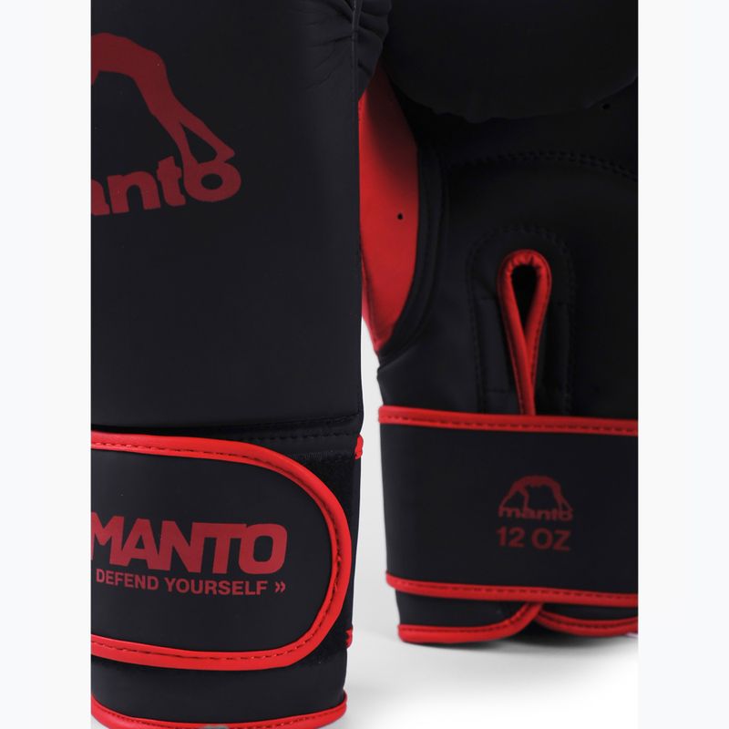 MANTO Essential boxkesztyű fekete/piros 3
