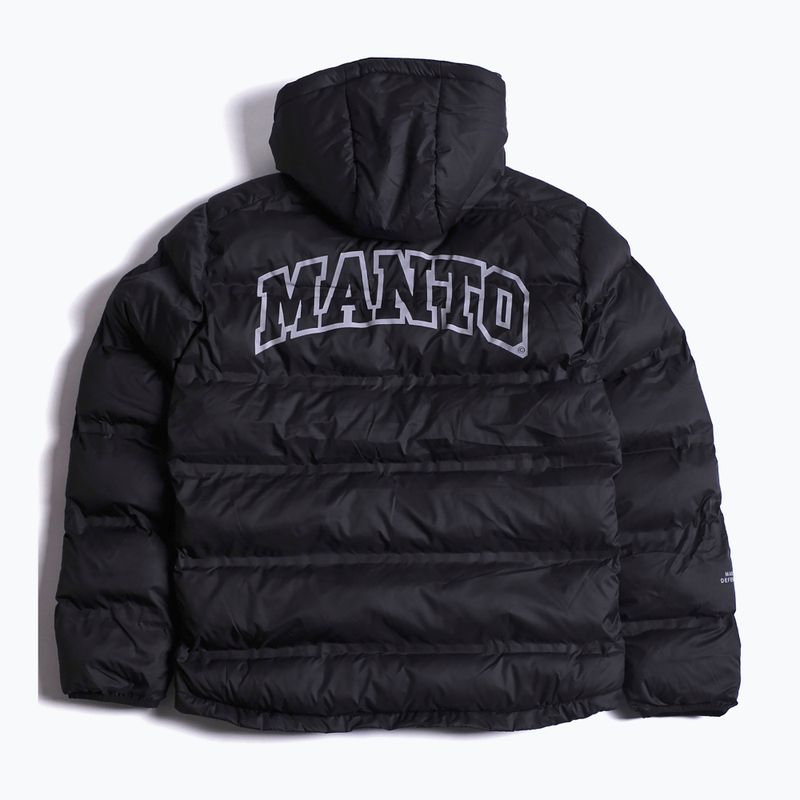 MANTO férfi télikabát Varsity fekete 4