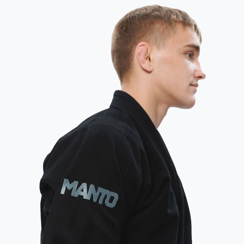 Gi brazil jiu-jitsuhoz MANTO Rise 2.0 black 3