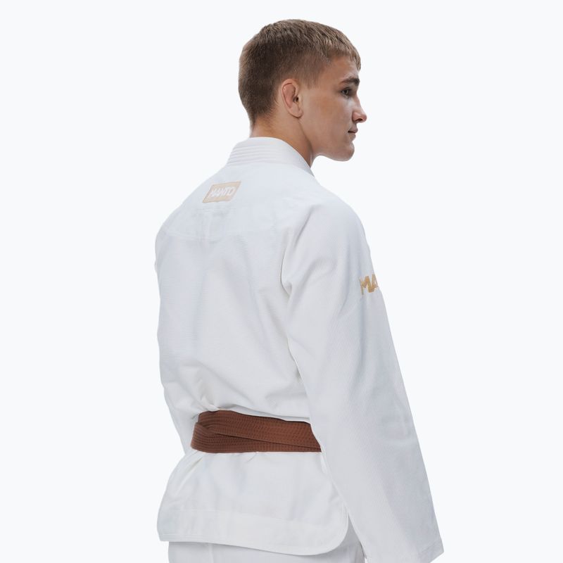 Gi brazil jiu-jitsuhoz MANTO Rise 2.0 white 4