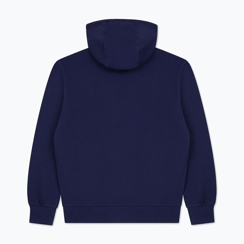 Férfi pulóver MANTO Logo Hoody sötétkék 2