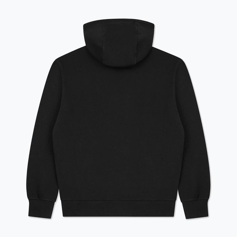 Férfi pulóver MANTO Logo Hoody fekete 2