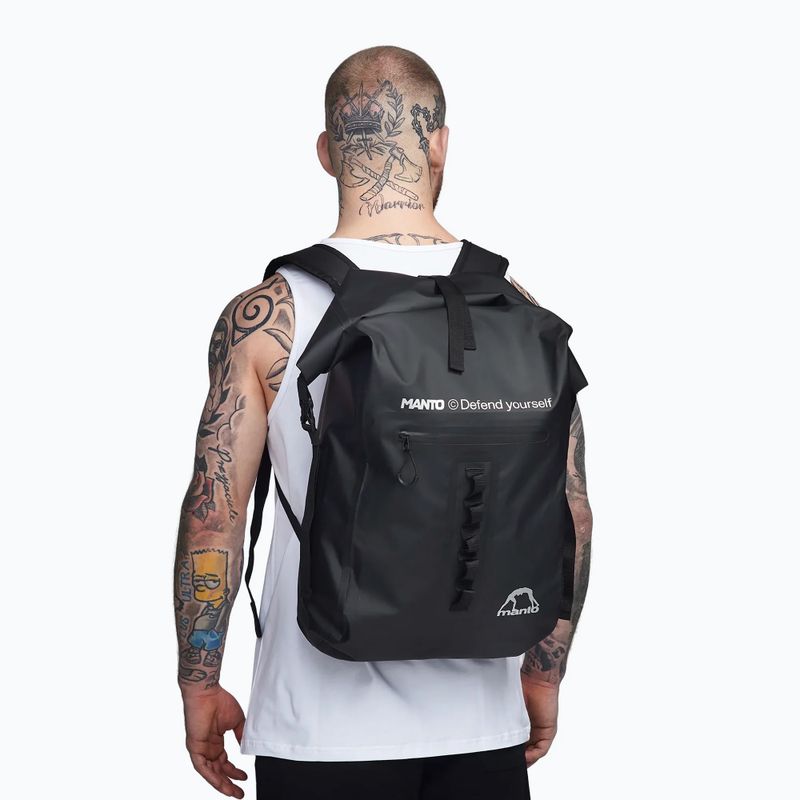 Hátizsák MANTO Roll Top New York 25 l black 10