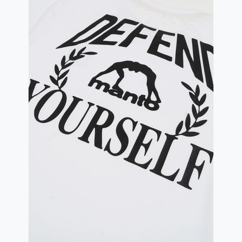 Férfi póló MANTO Defend 25 fehér 4