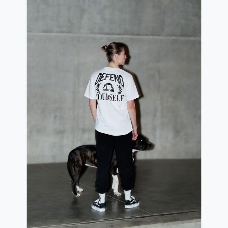 Férfi póló MANTO Defend 25 fehér 5