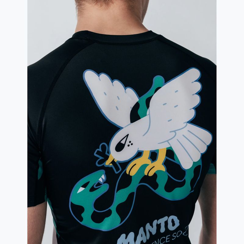 Férfi rashguard MANTO Dove fekete 3