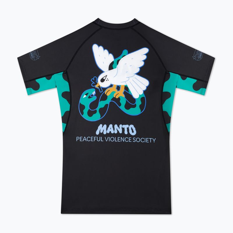 Férfi rashguard MANTO Dove fekete 5