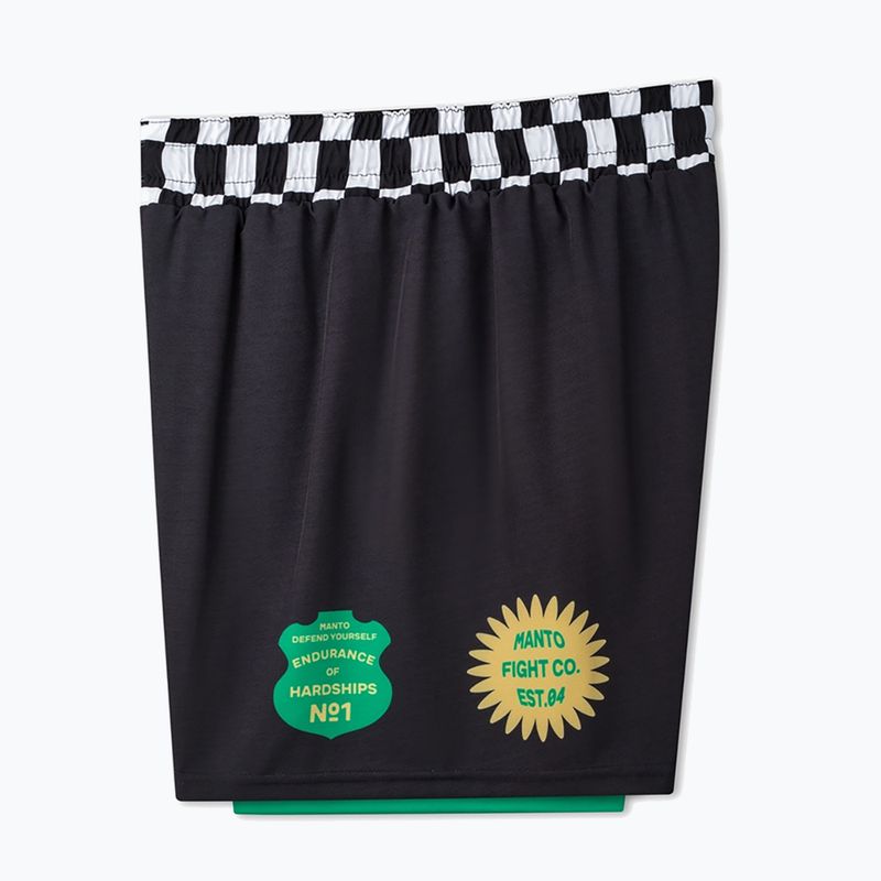 Férfi edzőshort MANTO Cross fekete 4