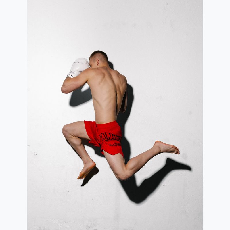 Férfi boksz rövidnadrág MANTO Varsity piros 8