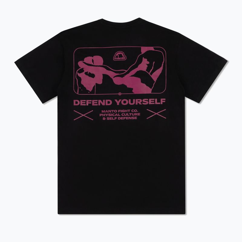 Férfi póló MANTO Kicker fekete 2