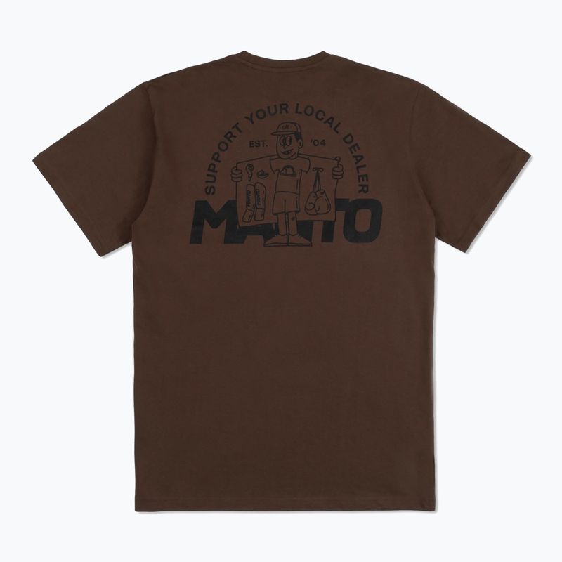 MANTO Dealer póló barna 2